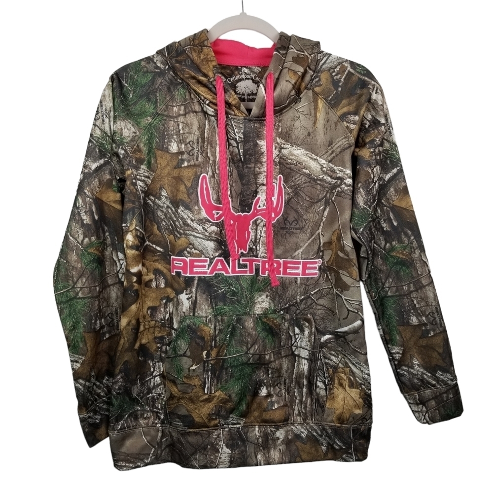 Realtree Cottonwood Canyon Camo Hoodie Womens Size Small